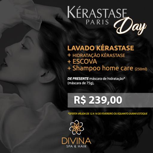Comprar o produto de Kérastase Day  em Clínicas de Estética e Beleza pela empresa Divina Spa & Hair em Bauru, SP por Solutudo