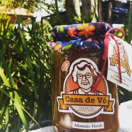 Doce de leite de mamão verde