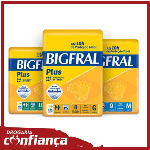 Fralda Bigfral  por Drogaria Confiança