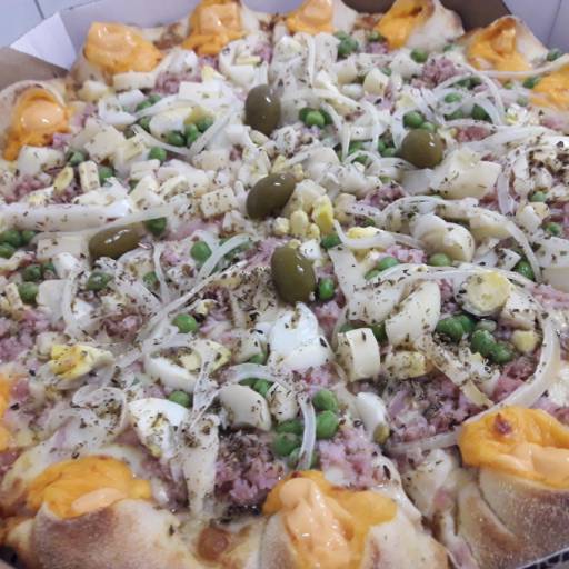 Comprar o produto de Pizza Portuguesa em Pizzas pela empresa Castelloni Pizzaria Delivery em Bauru, SP por Solutudo