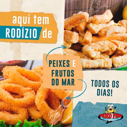 Comprar o produto de Rodizio de Peixes e Frutos do Mar em Alimentos pela empresa Fried Fish Getúlio  em Bauru, SP por Solutudo