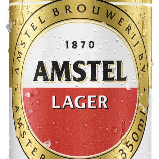 Cerveja Amstel lata por Chopp e Beer House