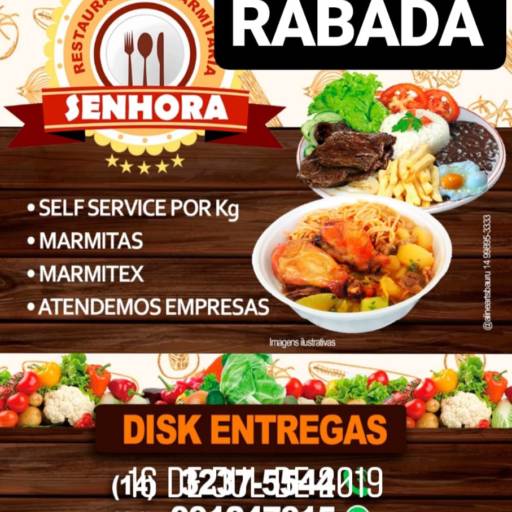 Comprar o produto de Rabada em Alimentos pela empresa Senhora Marmitaria e Restaurante (Alameda do Heliótropos) em Bauru, SP por Solutudo