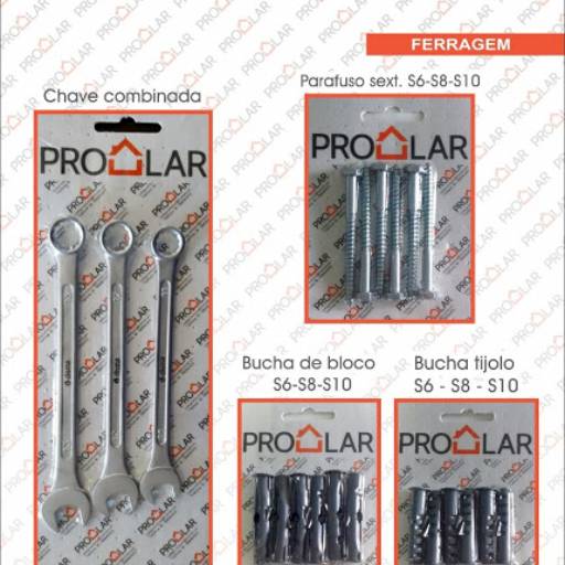 Chave combinada, Buchas e Parafusos 