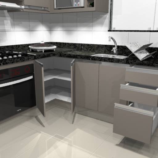 Cozinha Planejada por Marcenaria Ebenezer