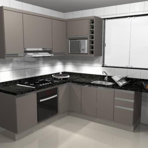 Cozinha Planejada por Marcenaria Ebenezer