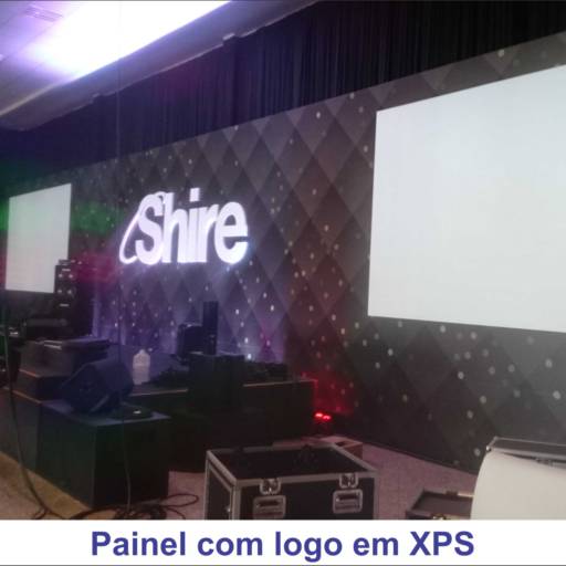 Painel com logo em  XPS por Allsigns Sinalização e Comunicação Visual