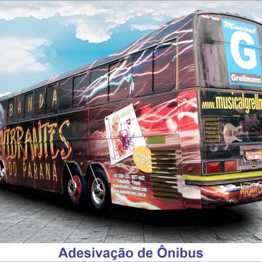 Adesivação de Ônibus por Allsigns Sinalização e Comunicação Visual