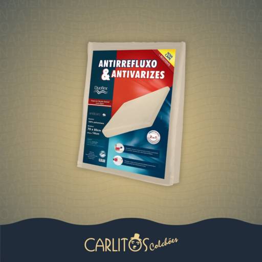 Comprar o produto de Artirrefluxo e Antivarizes em Colchões pela empresa Carlitos Colchões em Botucatu, SP por Solutudo