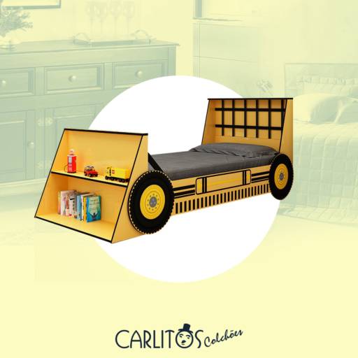 Comprar o produto de Cama Trator Infantil em Infantis pela empresa Carlitos Colchões em Botucatu, SP por Solutudo