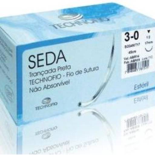Comprar o produto de Fio de seda em Fios de Suturar pela empresa Farmácia Hospitalar Noroeste Araçatuba em Araçatuba, SP por Solutudo