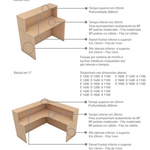 Balcão de Atendimento por BauruFlex Ambiente Corporativo