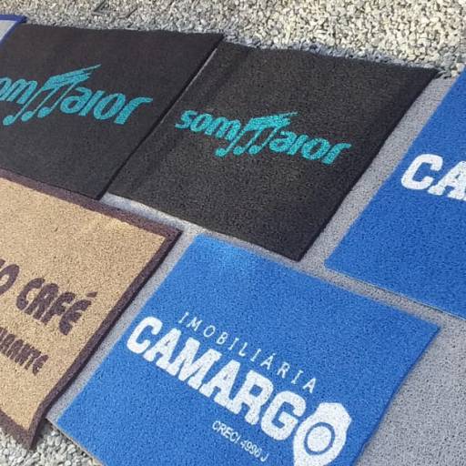 tapetes personalizados em Blumenau, SC por Cidral Capachos Personalizados