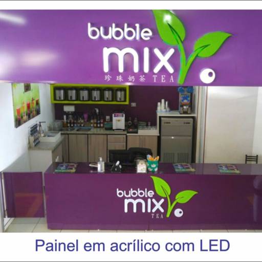 Painel em acrílico com LED por Allsigns Sinalização e Comunicação Visual