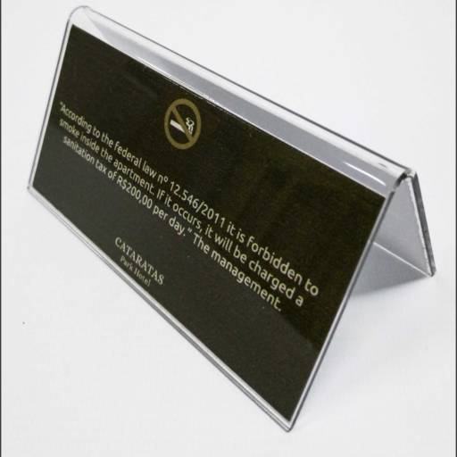 Display de mesa por Allsigns Sinalização e Comunicação Visual