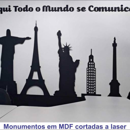 Monumentos em MDF cortadas a laser  por Allsigns Sinalização e Comunicação Visual