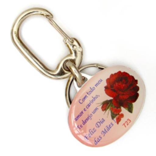 Chav. Chapinha Metálica COD 723 - Chapinha Oval Hor. em São José do Rio Preto, SP por Public Gráfica e Brindes