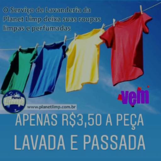 Comprar o produto de Peças lavadas e passadas  em Limpeza pela empresa Planet Limp Serviços de Limpeza  em Marília, SP por Solutudo