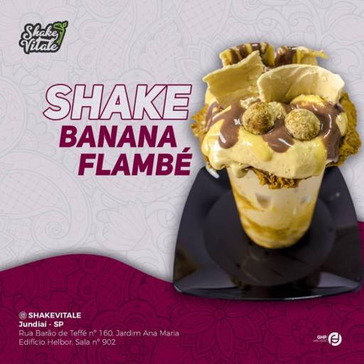Shake Banana Flambé por Shake Vitale
