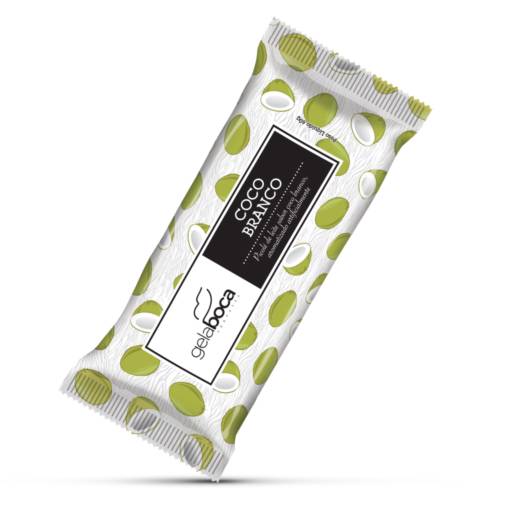 Picolé de Coco Branco por Gela Boca Sorvetes