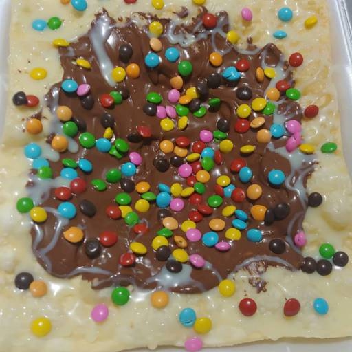 Pastel aberto Nutella 