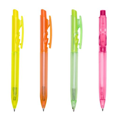 01097F Caneta Plástica em São José do Rio Preto, SP por Public Gráfica e Brindes