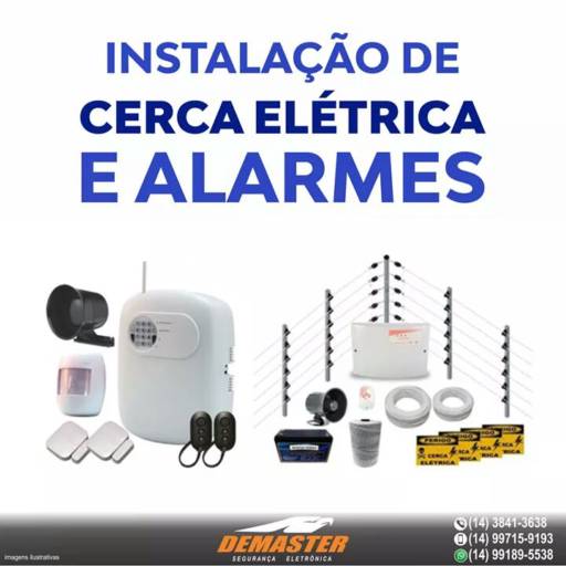 Comprar o produto de Instalação de Cerca Elétrica em Segurança para Casa pela empresa Demaster Sistema de Alarme e Monitoramento em São Manuel, SP por Solutudo