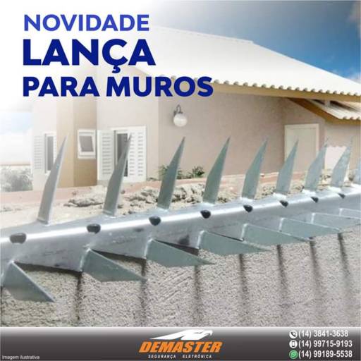 Comprar o produto de Lança para Muros em Segurança para Casa pela empresa Demaster Sistema de Alarme e Monitoramento em São Manuel, SP por Solutudo