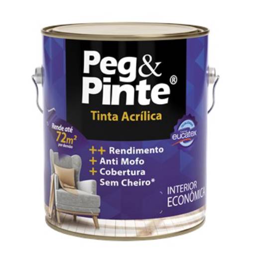 Comprar o produto de PEGPINTE ACRÍLICA 3,6L em Outros pela empresa Casa das Tintas - Jardins em Aracaju, SE por Solutudo