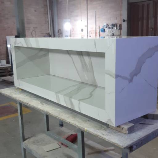 Bancadas e Nichos em Porcelanato: Estilo e Funcionalidade em Adamantina por Casa do Porcelanato FB