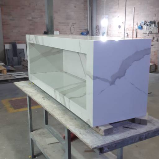 Bancadas e Nichos em Porcelanato: Estilo e Funcionalidade em Adamantina por Casa do Porcelanato FB