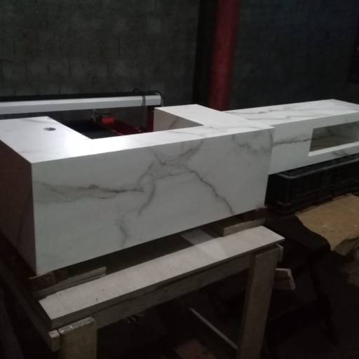 Bancadas e Nichos em Porcelanato: Estilo e Funcionalidade em Adamantina por Casa do Porcelanato FB