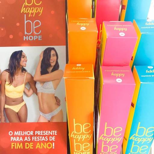 Be happy Be Hope por Autêntica Lingerie