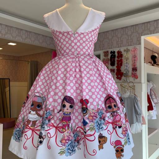 Vestido Lol Surprise + Póa  por Ateliê Petit Marie