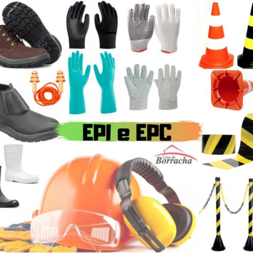 EPI (equipamentos de proteção individual) e EPC (equipamentos de proteção coletiva) por Casa da Borracha