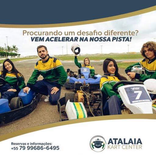 Comprar o produto de Vem acelerar em nossa pista  em Outros Serviços pela empresa Atalaia Kart Center em Aracaju, SE por Solutudo