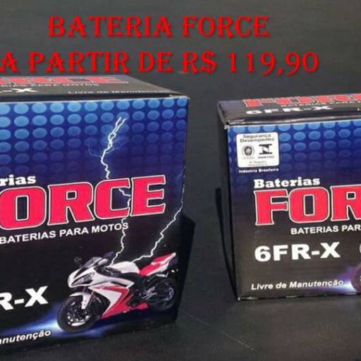 Comprar o produto de Bateria Force para Moto em Avaré em Acessórios para Veículos pela empresa Ferraz Moto Peças em Avaré, SP por Solutudo