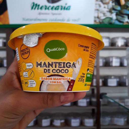 Comprar o produto de Manteiga de Coco em Alimentação Saudável pela empresa Mercearia Alimentos Naturais em Mineiros, GO por Solutudo