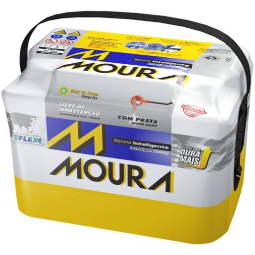 Comprar o produto de Bateria 60AH Moura em 55 a 65 Amperes pela empresa Baratão das Baterias em Aracaju, SE por Solutudo