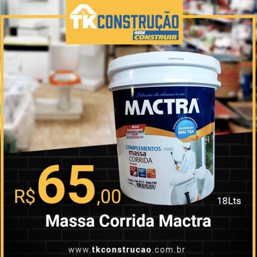 Comprar o produto de Massa Corrida Mactra em Outros pela empresa Construir Jundiaí | Rede Construir - Materiais de Construção em Jundiaí, SP por Solutudo