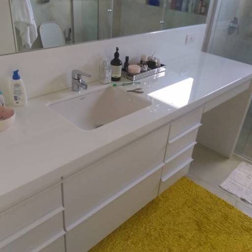 LAVATÓRIO  em Birigui, SP por Marmoraria Design