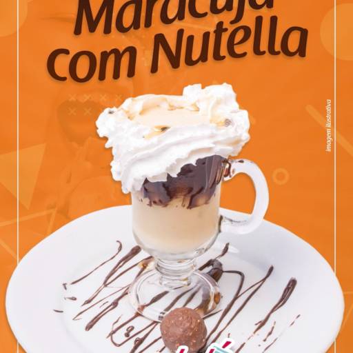 Shake de Maracujá com Nutella  por Mezcladón Sorvetes e Açaí - Loja 01