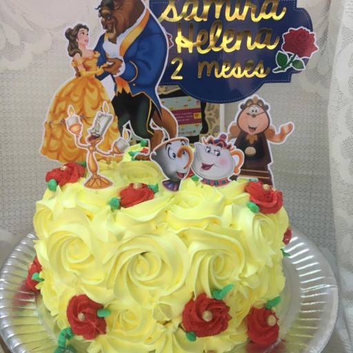 Bolo Mesversário 1 kg e meio em Bauru! por Delícias Demarchi