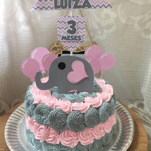 Bolo Mesversário 1 kg e meio em Bauru! por Delícias Demarchi