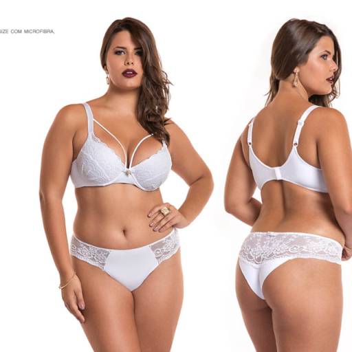 Conjunto Plus Size com Microfibra