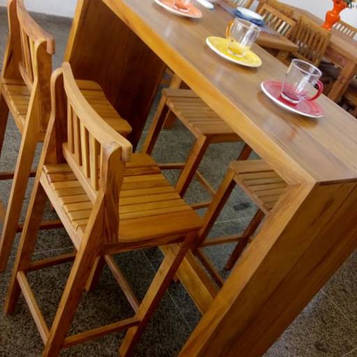 Balcão Gourmet  por Peroba A Beleza do Rústico