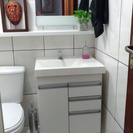 Banheiro por Marcenaria Jeis