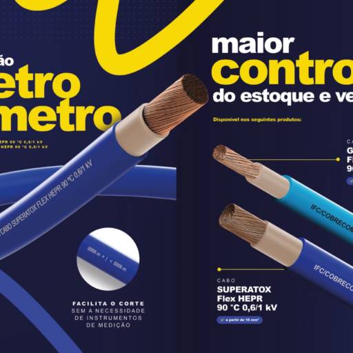 Cabos elétricos Cobrecom em Riviera de Santa Cristina XIII, SP por Construmax Materiais para Construção