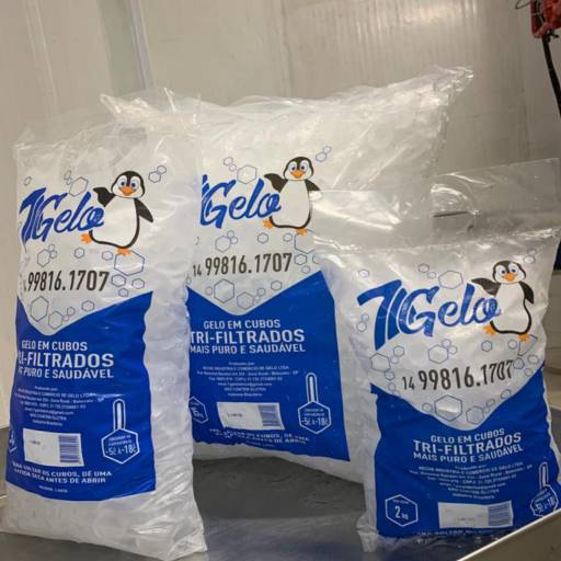 Comprar o produto de Saco de Gelo 2Kg em Gelo pela empresa 7 Gelo em Botucatu, SP por Solutudo