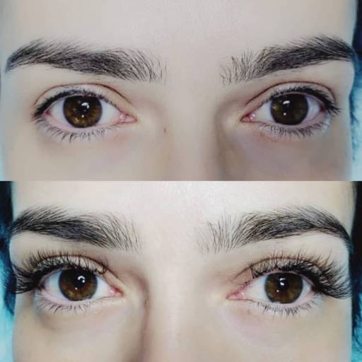 Alongamento de cílios volume brasileiro por Dinard’s Hair Fashion